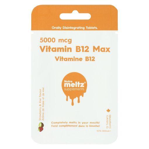 Picture of NUTRAMELTZ VITAMIN B12 TABLET - 5000MCG 180S